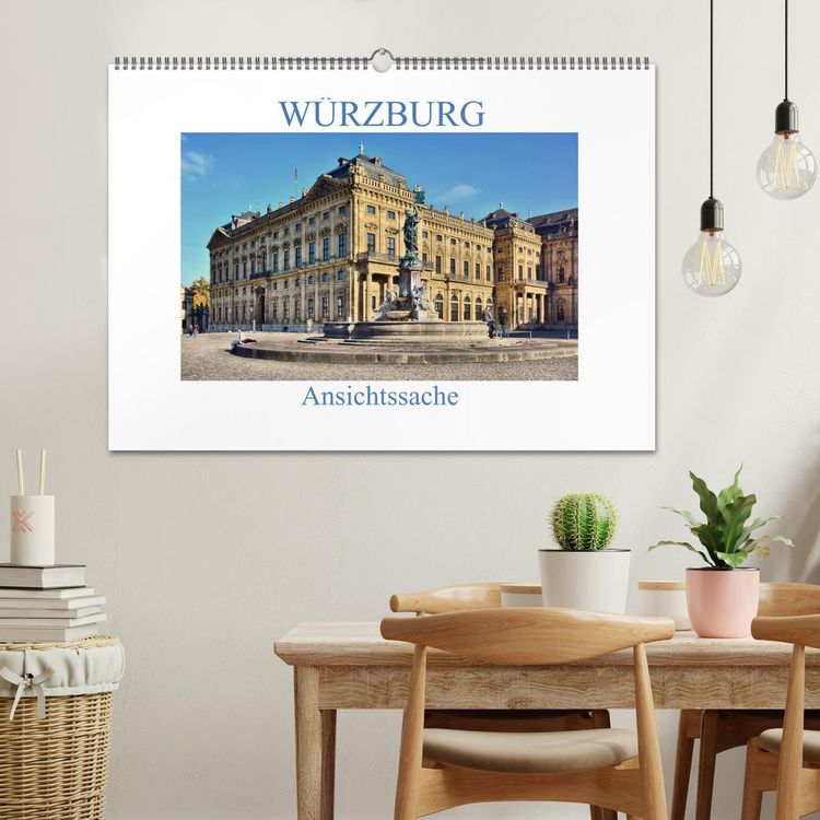 Produktbild: W&uuml;rzburg - Ansichtssache (Wandkalender 2026 DIN A2 quer), CALVENDO Monatskalender