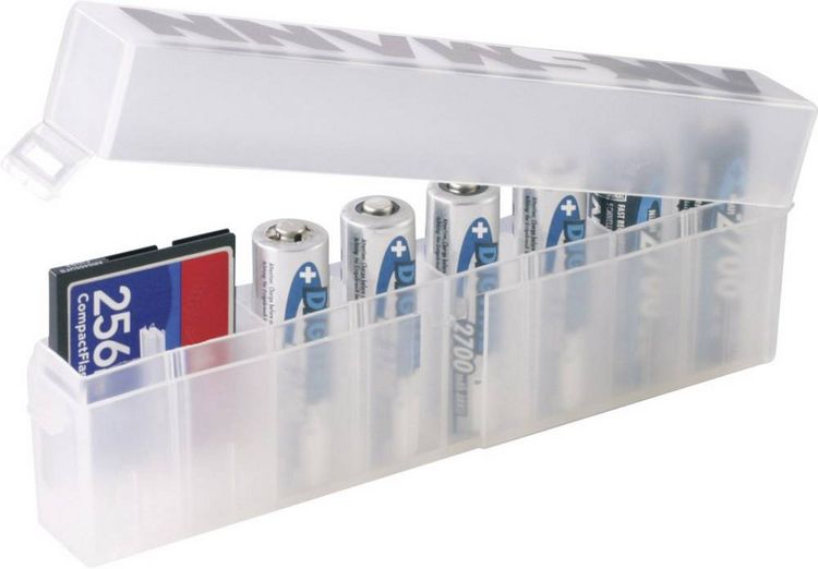 Produktbild: Ansmann Foto Plus 8 Batteriebox 8x Micro (AAA), Mignon (AA), CR123 (L x B x H) 160 x 22 x 55mm