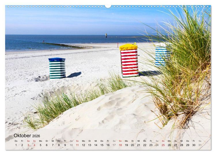 Produktbild: Nordsee - Traum (Wandkalender 2026 DIN A2 quer), CALVENDO Monatskalender