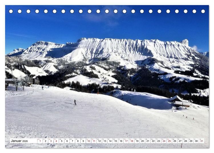 Produktbild: Majest&auml;tische Alpen (Tischkalender 2026 DIN A5 quer), CALVENDO Monatskalender