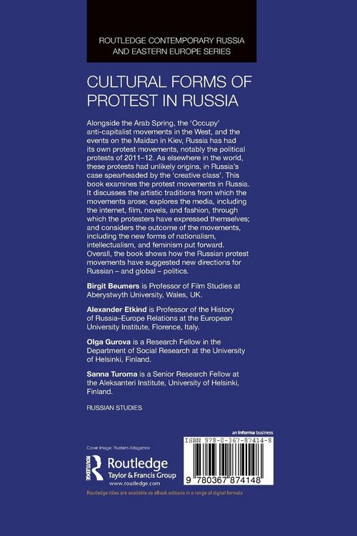 Produktbild: Cultural Forms of Protest in Russia