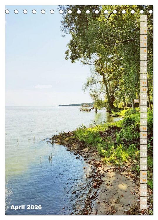 Produktbild: Kurische Nehrung &ndash; Am langen, weichen Ostsee-Strand (Tischkalender 2026 DIN A5 hoch), CALVENDO Monatskalender