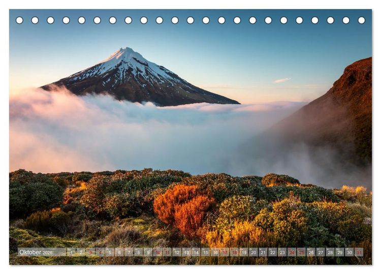 Produktbild: Nat&uuml;rlich Neuseeland (Tischkalender 2026 DIN A5 quer), CALVENDO Monatskalender