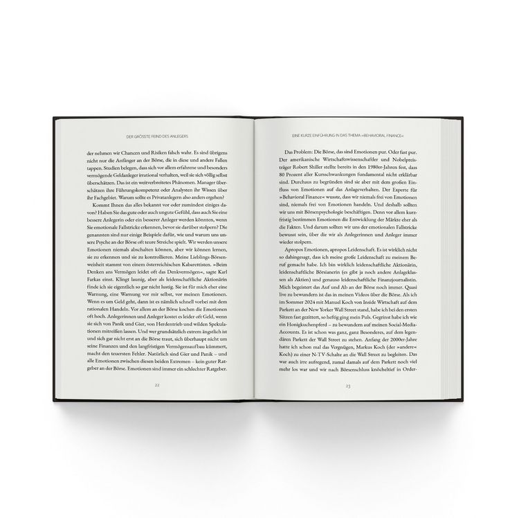Produktbild: &Uuml;ber die Psychologie der B&ouml;rse