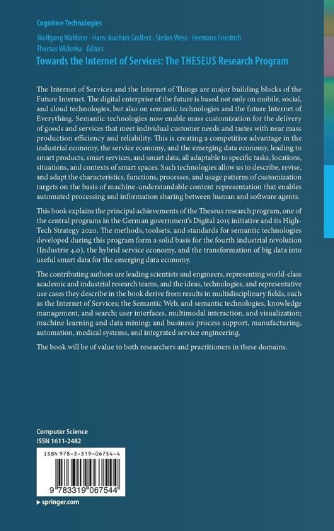 Produktbild: Towards the Internet of Services: The THESEUS Research Program
