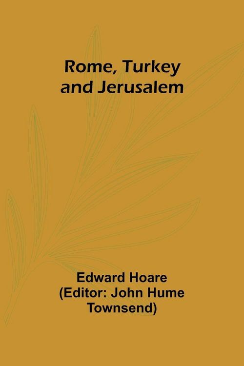 Produktbild: Rome, Turkey and Jerusalem