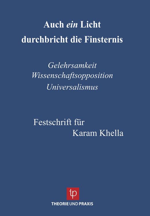 Produktbild: Auch ein Licht durchbricht die Finsternis
