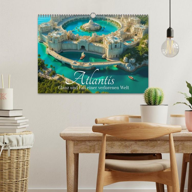 Produktbild: Atlantis &ndash; Glanz und Fall einer verlorenen Welt (Wandkalender 2027 DIN A3 quer), CALVENDO Monatskalender