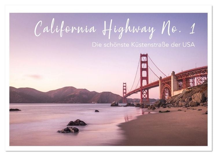 Produktbild: California Highway No. 1 - Die sch&ouml;nste K&uuml;stenstra&szlig;e der USA (Wandkalender 2026 DIN A2 quer), CALVENDO Monatskalender
