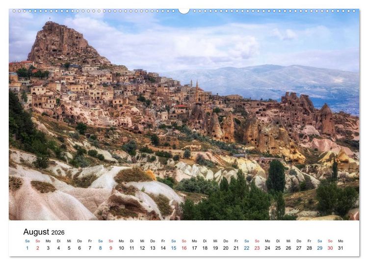 Produktbild: Kappadokien - Das M&auml;rchenland der T&uuml;rkei (hochwertiger Premium Wandkalender 2026 DIN A2 quer), Kunstdruck in Hochglanz