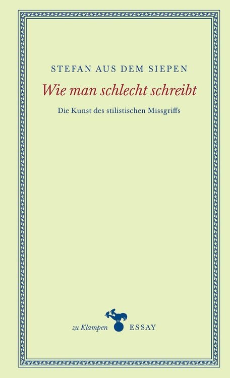 Produktbild: Wie man schlecht schreibt