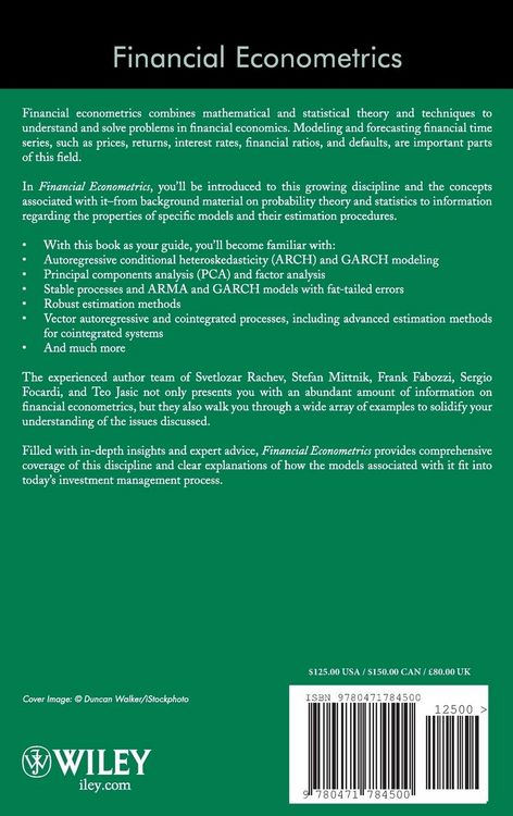 Produktbild: Financial Econometrics