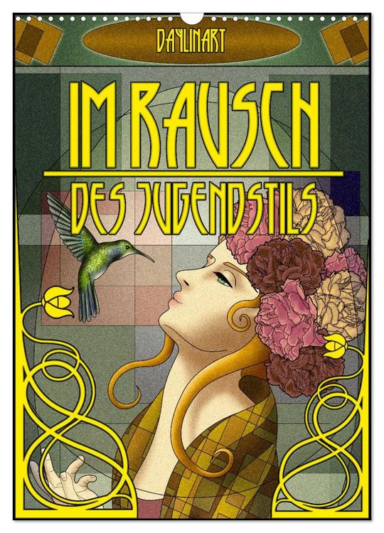 Produktbild: Im Rausch des Jugendstils (Wandkalender 2026 DIN A3 hoch), CALVENDO Monatskalender