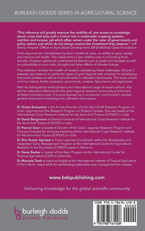 Produktbild: Achieving sustainable cultivation of grain legumes Volume 2