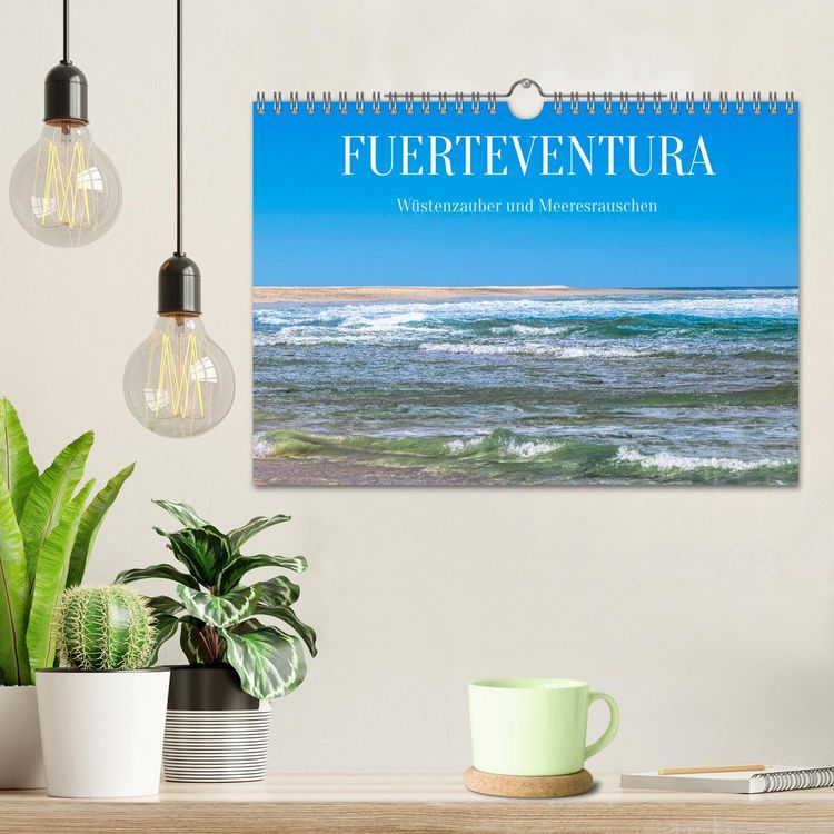 Produktbild: Fuerteventura - W&uuml;stenzauber und Meeresrauschen (Wandkalender 2026 DIN A4 quer), CALVENDO Monatskalender