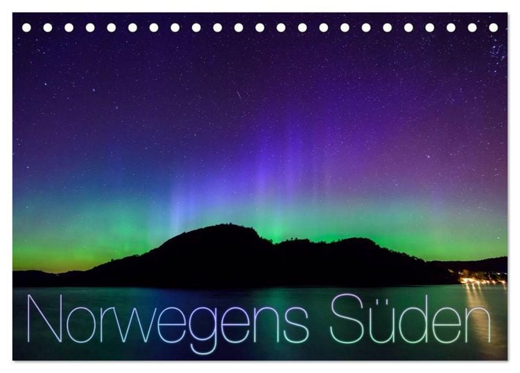Produktbild: Norwegens S&uuml;den (Tischkalender 2026 DIN A5 quer), CALVENDO Monatskalender