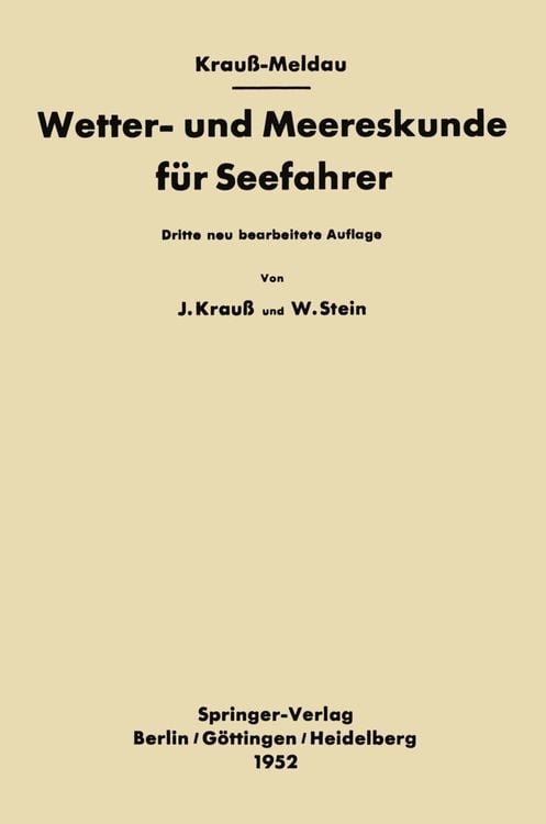 Produktbild: Wetter- und Meereskunde f&uuml;r Seefahrer