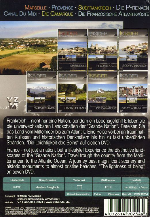 Produktbild: Insider - Frankreich - Box [7 DVDs]
