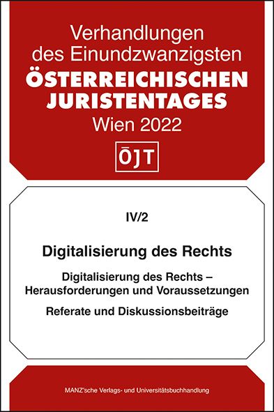 Produktbild: Digitalisierung des Rechts
