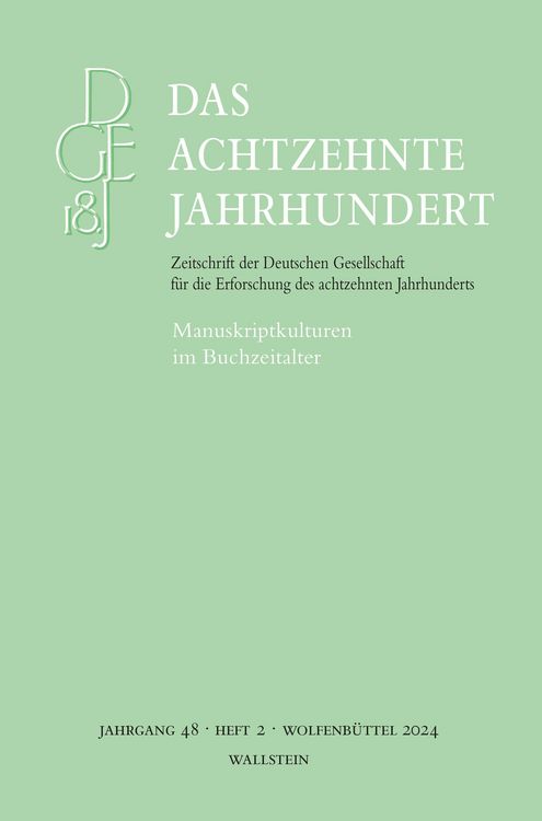 Produktbild: Das achtzehnte Jahrhundert 48/2