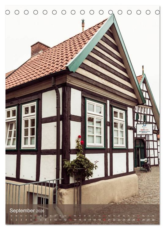 Produktbild: Historisches Bad Essen (Tischkalender 2026 DIN A5 hoch), CALVENDO Monatskalender