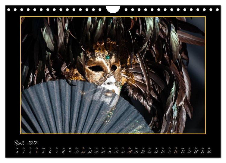 Produktbild: Venezianische Masken in Ludwigsburg (Wandkalender 2027 DIN A4 quer), CALVENDO Monatskalender