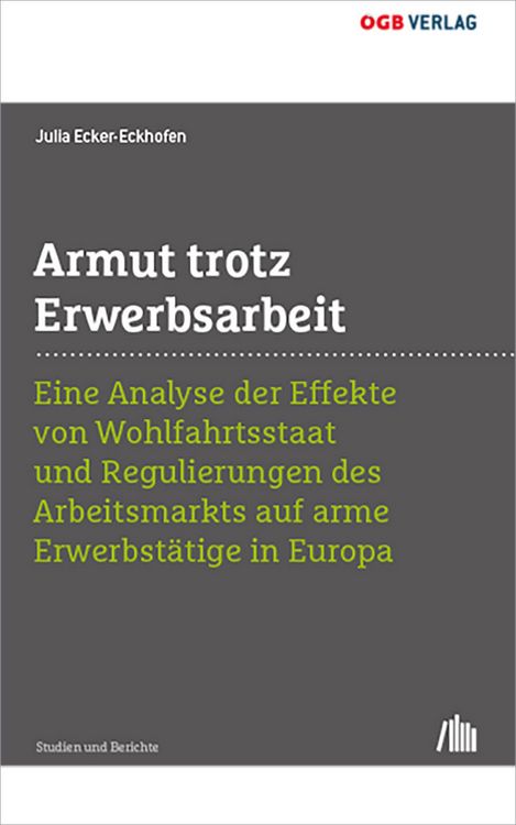 Produktbild: Armut trotz Erwerbsarbeit