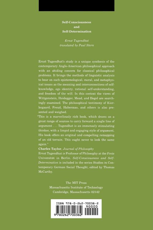 Produktbild: Self-Consciousness and Self-Determination