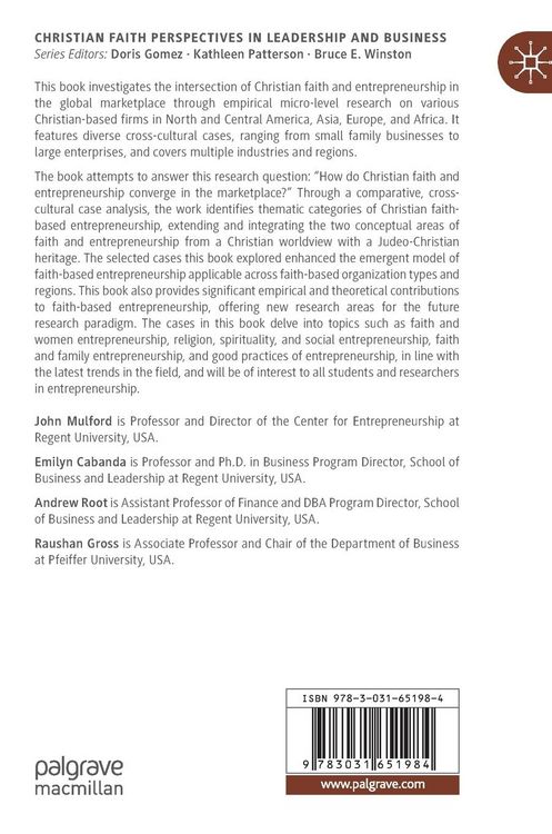 Produktbild: Faith-Based Entrepreneurship