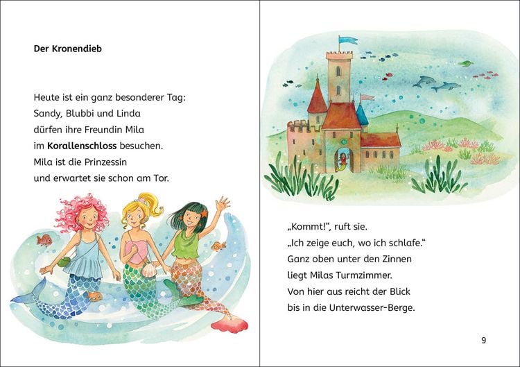Produktbild: Lesel&ouml;wen 2. Klasse - Meerm&auml;dchengeschichten