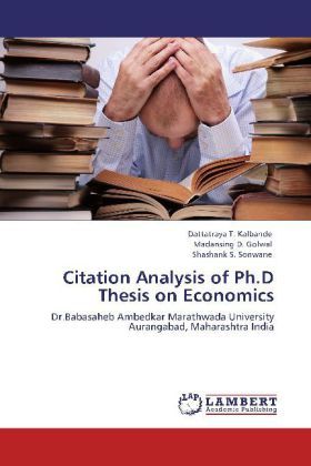 Produktbild: Kalbande, D: Citation Analysis of Ph.D Thesis on Economics
