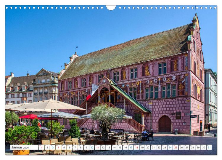 Produktbild: Mulhouse - Das s&uuml;dliche Tor der els&auml;ssischen Weinstra&szlig;e (Wandkalender 2026 DIN A3 quer), CALVENDO Monatskalender