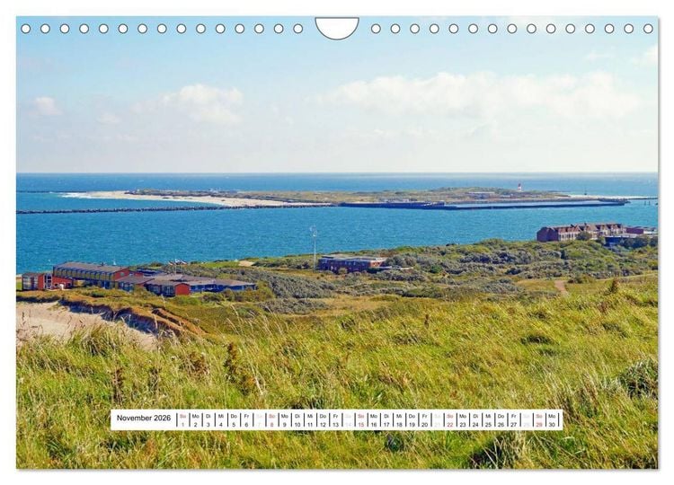 Produktbild: Hochsee-Insel Helgoland (Wandkalender 2026 DIN A4 quer), CALVENDO Monatskalender