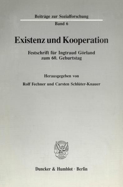 Produktbild: Existenz und Kooperation.