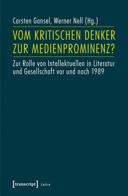 Produktbild: Vom kritischen Denker zur Medienprominenz?