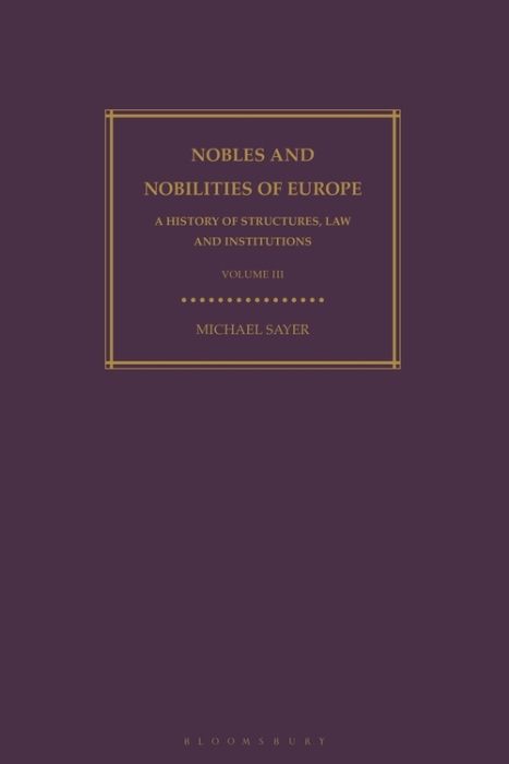 Produktbild: Nobles and Nobilities of Europe, Vol III