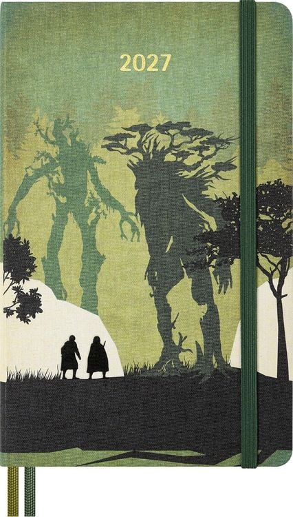 Produktbild: Moleskine 12 Monate Der Herr der Ringe Tageskalender 2027, L/A5, 1 Tag = 1 Seite, fester Einband
