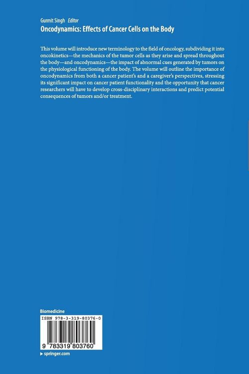Produktbild: Oncodynamics: Effects of Cancer Cells on the Body