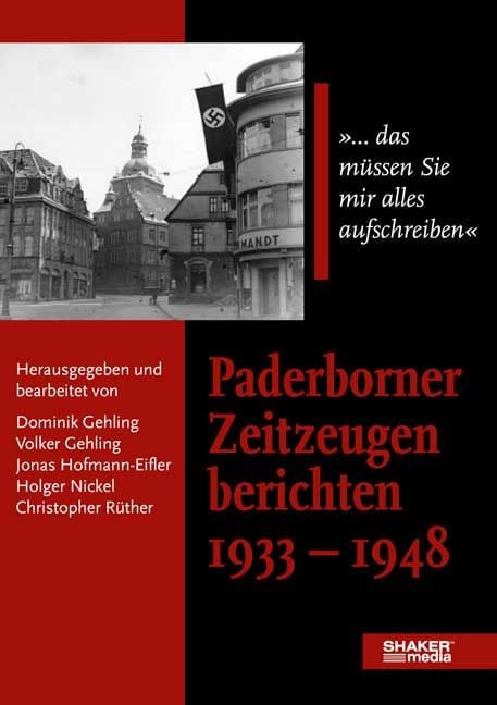 Produktbild: Paderborner Zeitzeugen berichten 1933 - 1948