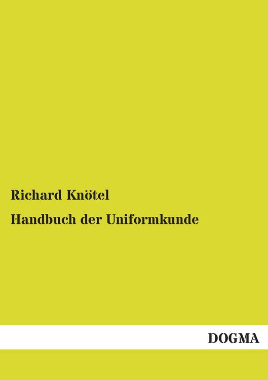 Produktbild: Handbuch der Uniformkunde