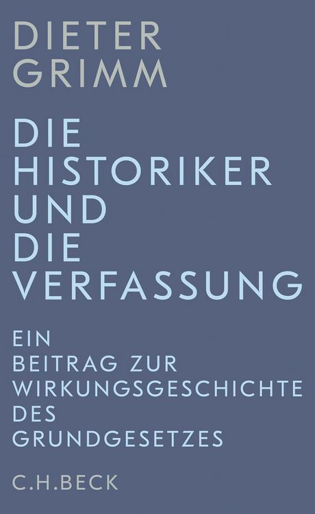 Produktbild: Die Historiker und die Verfassung