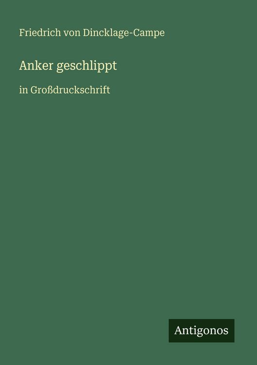 Produktbild: Anker geschlippt