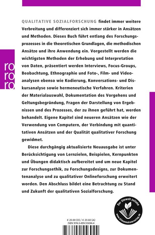 Produktbild: Qualitative Sozialforschung