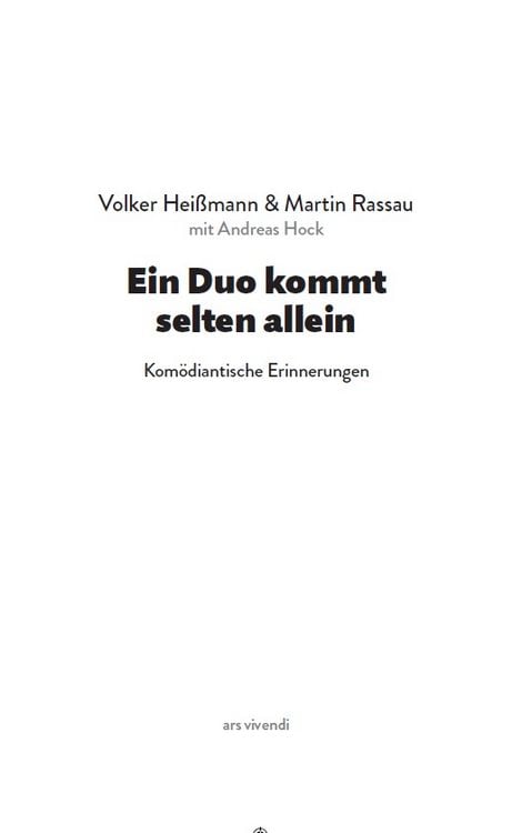 Produktbild: Ein Duo kommt selten allein