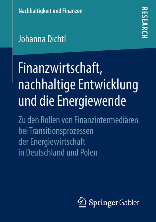 Produktbild: Finanzwirtschaft, nachhaltige Entwicklung und die Energiewende