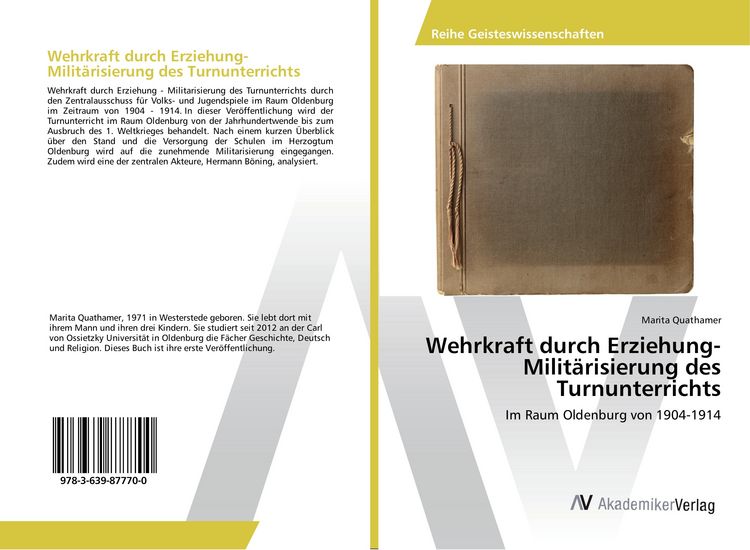 Produktbild: Wehrkraft durch Erziehung-Milit&auml;risierung des Turnunterrichts