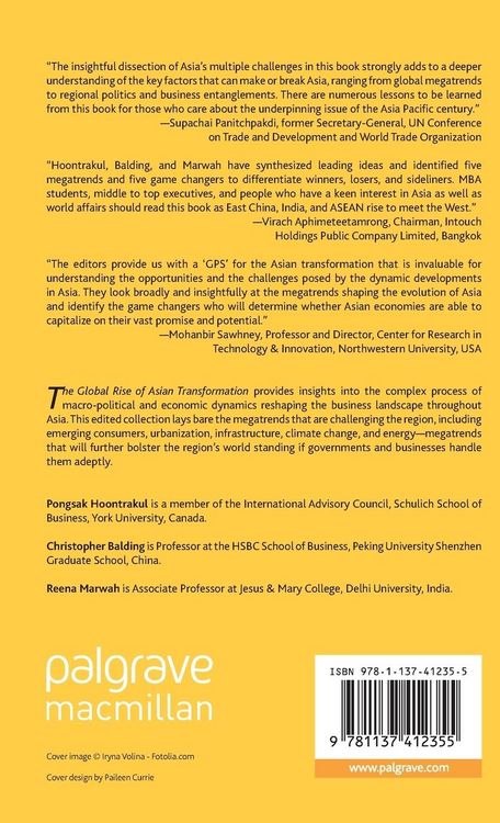 Produktbild: The Global Rise of Asian Transformation