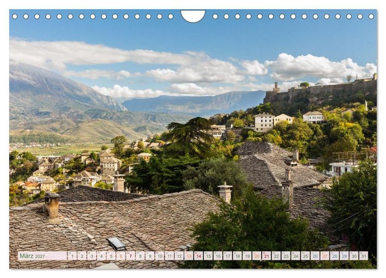 Produktbild: Reisen durch Albanien - Magische Landschaften zwischen Bergen und Meer (Wandkalender 2027 DIN A4 quer), CALVENDO Monatskalender