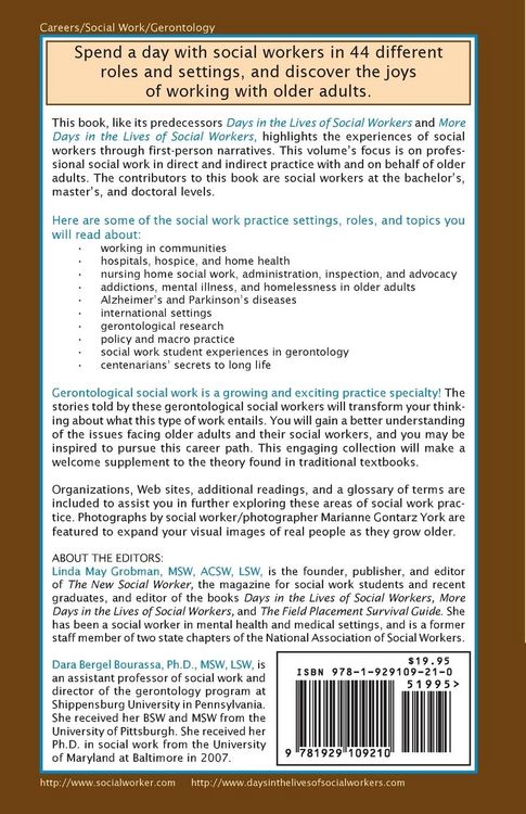 Produktbild: Days in the Lives of Gerontological Social Workers: 44 Professionals Tell Stories From "Real Life" Social Work Practice With Older Adults