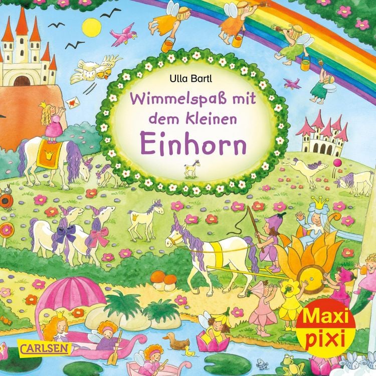 Produktbild: Maxi Pixi 318: Wimmelspaß mit dem kleinen Einhorn